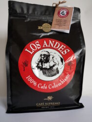 Kolumbijská káva LOS ANDES 1 kg pražená zrnka  100% Arabica GOURMET - Vynikající čerstvá černá káva LOS ANDES  100% Arabica Single-Origin San Agustin,Huila, Kolumbie